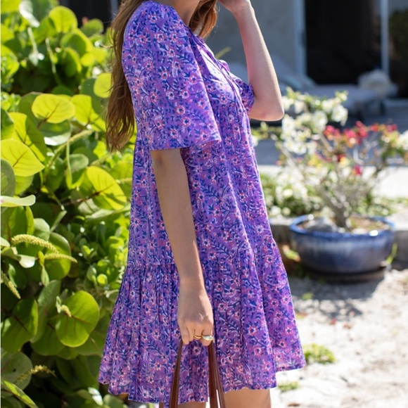 Emerson Fry India Collection Isla Dress Size M/L Cotton Organic Festival Style - Picture 6 of 11